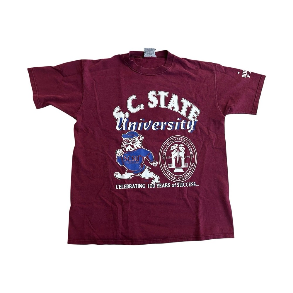 Vintage South Carolina State University Bulldogs Football‎ T-Shirt Size L